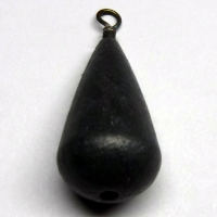 upclose photo of a bass casting sinker