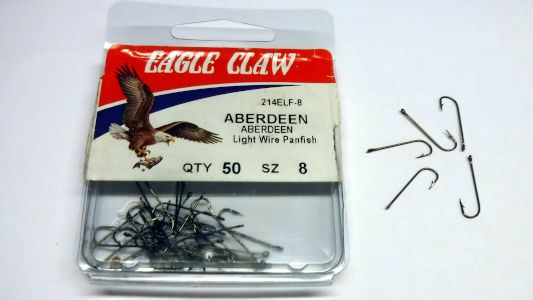pack of eagle claw 214el aberdeen hooks