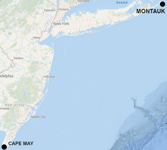 new york bight on a map