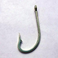 profile view of an O'Shaughnessy hook