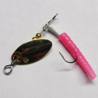 outside view trout magnet spin pink