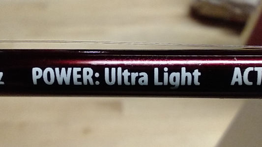 power ultra light rod blank